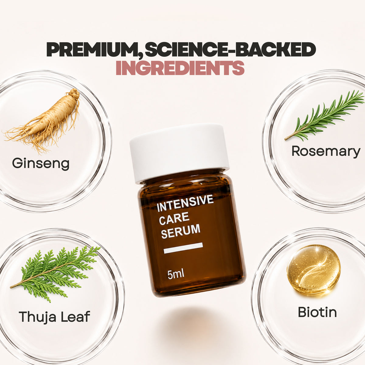 Hair Growth Serum 4-in-1