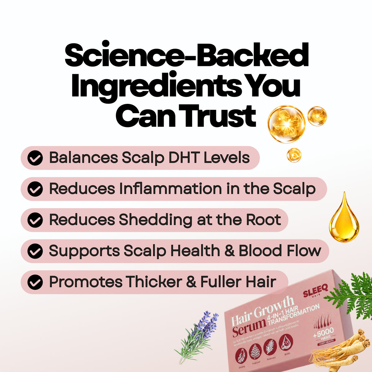 Hair Growth Serum 4-in-1