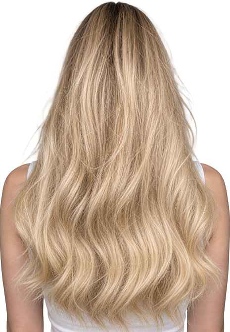 Hair before styling